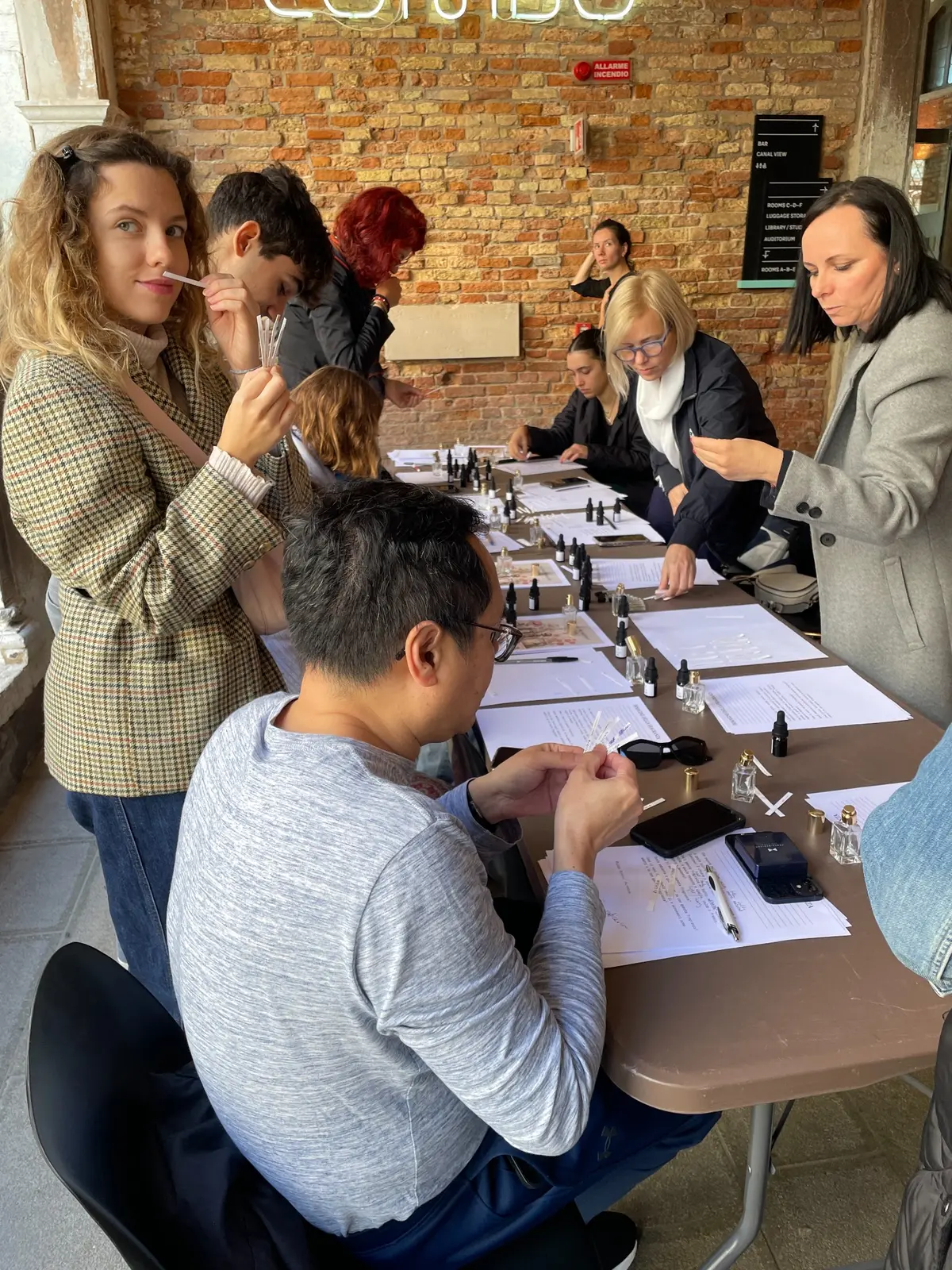 Perfume Workshop condotto durante la Venice Design Week